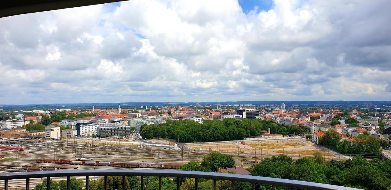 Suite-Xxi City View Hotelturm Augsburg Exterior foto